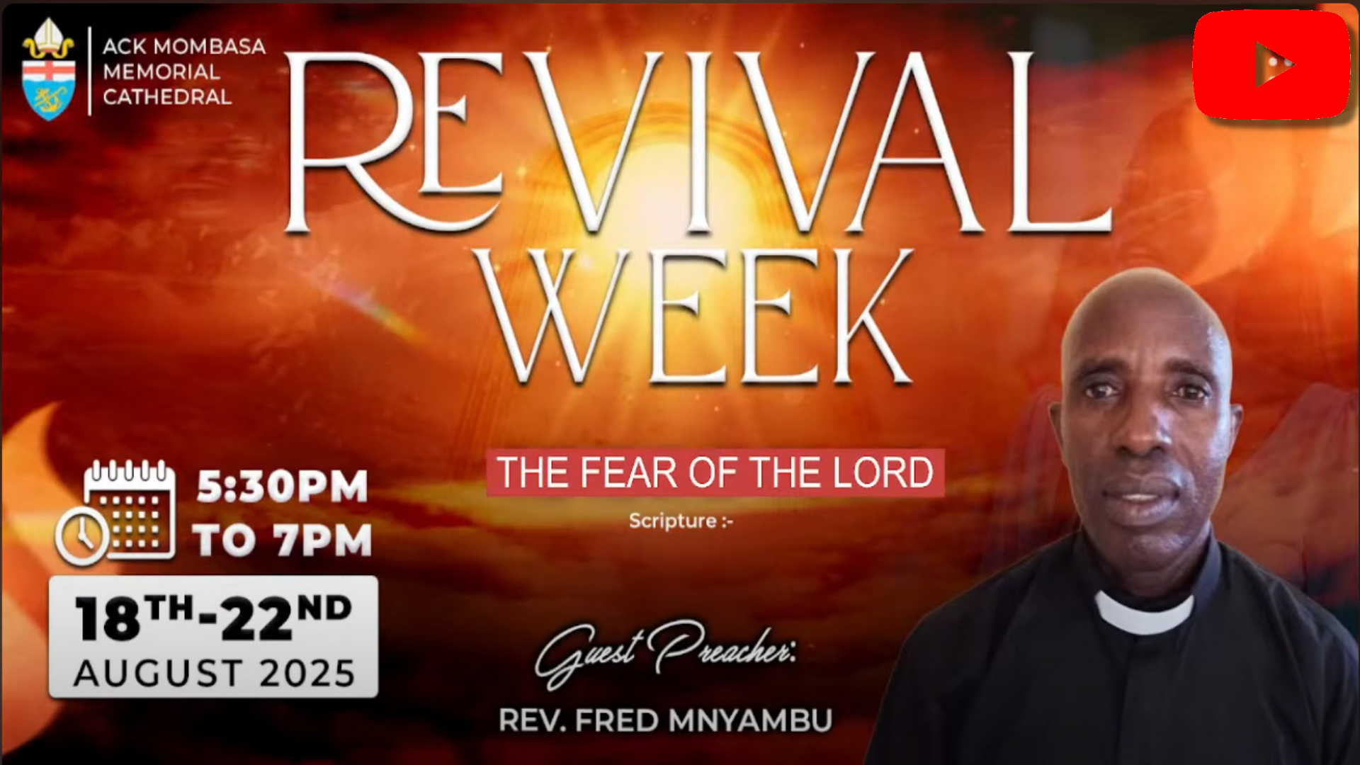 REVIVAL WEEK: DAY 5 - THE FEAR OF THE LORD